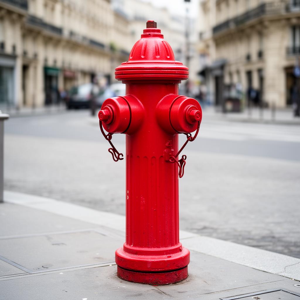 Poteau incendie sur voirie